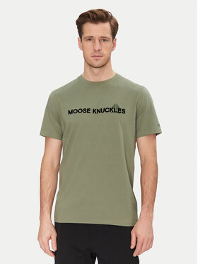 Moose Knuckles Moose Knuckles T-Shirt Conway M15MT760 Grün Regular Fit