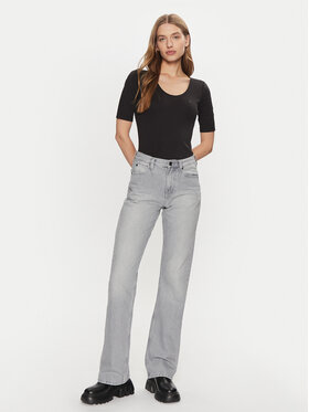 Calvin Klein Jeans Hlače K20K208112 Siva Flared Leg