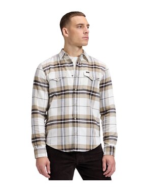 Lee Lee Koszula 112387729 Brązowy Regular Fit