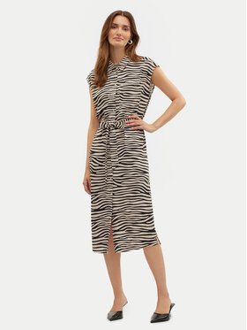Vero Moda Vero Moda Rochie tip cămașă Mymilo 10282532 Bej Regular Fit