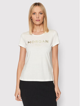 Morgan Morgan T-Shirt 221-DLOGO Weiß Regular Fit
