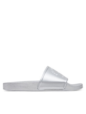 KARL LAGERFELD KARL LAGERFELD Šľapky Kondo 2.0 KL80908A Strieborná