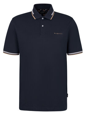 Bugatti Bugatti Polo marškinėliai 8150-75031C Tamsiai mėlyna Regular Fit