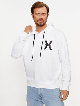 Richmond X Richmond X Mikina UMA23176FE Biela Relaxed Fit