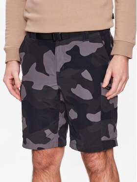 Columbia Columbia Szorty sportowe Silver Ridge Printed Cargo 1587033 Czarny Regular Fit