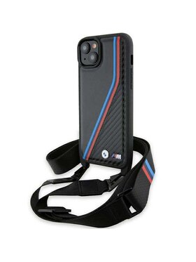 BMW Motorsport BMW Motorsport Etui na telefon Apple iPhone 15 Plus Czarny