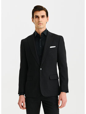 Pako Lorente Pako Lorente Marynarka P25SF-3G-012 Czarny Slim Fit