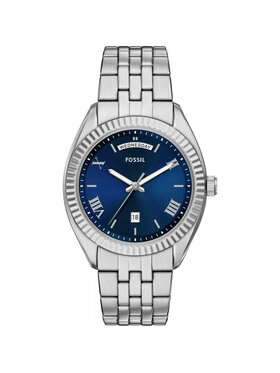 Fossil Fossil Zegarek FS6140 Srebrny