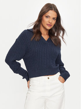 Tommy Jeans Tommy Jeans Pullover Rugby DW0DW18680 Dunkelblau Regular Fit