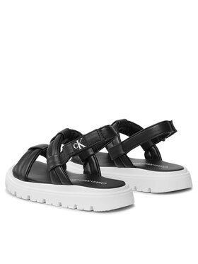 Calvin Klein Jeans Sandali Sandal V4A2-80514-1614 Črna