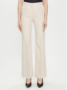 Maryley Maryley Pantaloni di tessuto 24EB587/43GE Écru Regular Fit