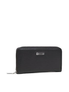 BIG STAR BIG STAR Голям дамски портфейл II674013 Черен