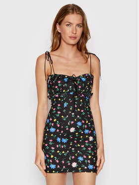 For Love & Lemons For Love & Lemons Лятна рокля Robin CD2598 Черен Slim Fit