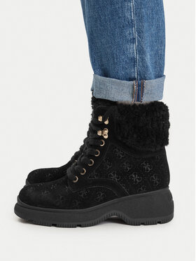Guess Guess Черевики FLFVIK SUE10 Чорний