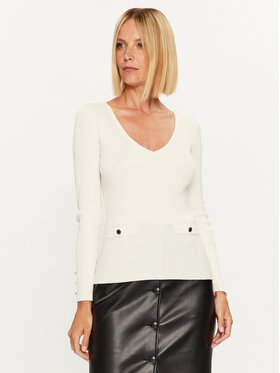 Morgan Morgan Megztinis 232-MAZ Smėlio Slim Fit