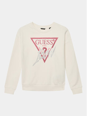 Guess Guess Pulóver J3BQ06 KAV34 Ekru Regular Fit