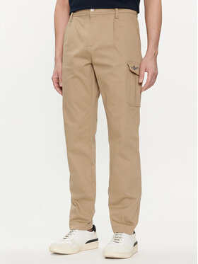 Aeronautica Militare Aeronautica Militare Pantaloni din material 241PA1579CT3247 Bej Slim Fit