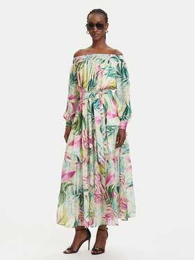 Guess Guess Vasarinė suknelė W5GT16 WH9Z2 Spalvota Regular Fit