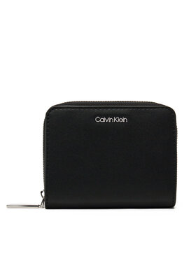 Calvin Klein Calvin Klein Γυναικείο Πορτοφόλι Ck Must Md Zip Around W/Flap LV04F1029G Μαύρο