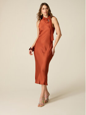 Oltre Oltre Abito da sera 7093J000986N022 Arancione Slim Fit