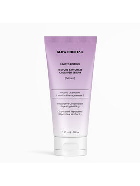 Glow Cocktail Glow Cocktail Limitowana edycja SERUM KOLAGENOWEGO RESTORE & HYDRATE 30 ml Zestaw do pielęgnacji skóry