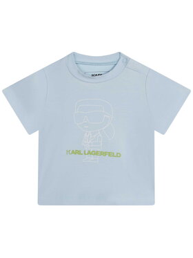Karl Lagerfeld Kids Karl Lagerfeld Kids T-Shirt Z95050/778 Niebieski Regular Fit