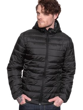 Only & Sons Only & Sons Giacca di transizione EDDI HOODED PUFFER Nero Regular Fit