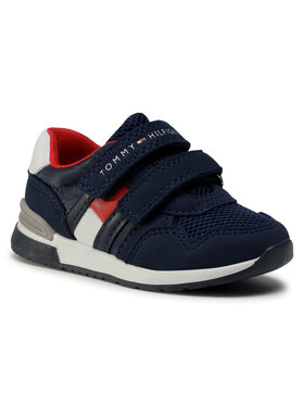 Tommy Hilfiger Tommy Hilfiger Sneakersy Low Cut Velcro Sneaker T1B4-30481-0732 M Granatowy