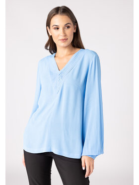 QUIOSQUE QUIOSQUE Bluzka QUIOSQUE 2VF002801 Niebieski Regular Fit