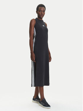 adidas adidas Rochie de zi Essentials 3-Stripes JE1208 Negru Regular Fit