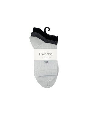 Calvin Klein Calvin Klein Skarpety Niskie Damskie SKARPETKI DAMSKIE 3-PACK Niebieski
