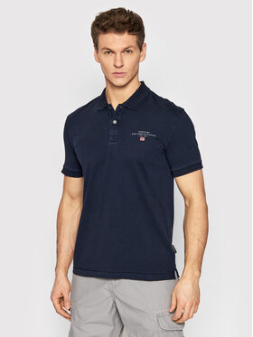 Napapijri Napapijri Poloshirt Elbas NP0A4GB4 Dunkelblau Regular Fit