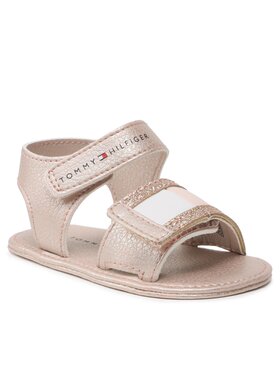 Tommy Hilfiger Tommy Hilfiger Sandále Flag Velcro Sandal T0A2-32673-0268 Ružová