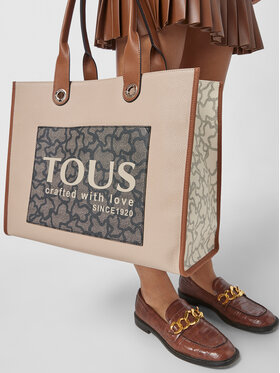 TOUS Ročna Torba Shopper Xl Amaya K Icon 2001660243 Bež