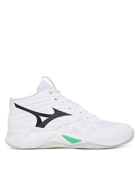 Mizuno Mizuno Zāles apavi Wave Momentum Pro Mid V1GA2545 Balts