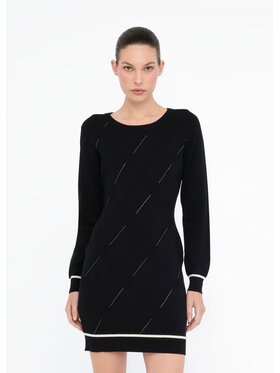 Liu Jo Liu Jo Vestito da giorno TF5304MS63L03N66 Nero Regular Fit