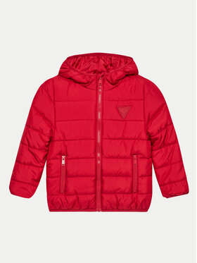 Guess Guess Пухено яке H4BT03 WCFM0 Червен Regular Fit