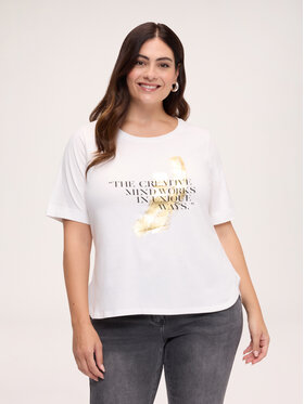 Fiorella Rubino Fiorella Rubino T-shirt G094L009592N011 Bianco Regular Fit