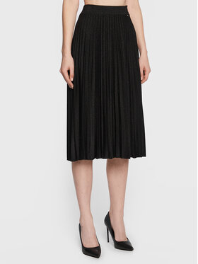 Nissa Nissa Plisseeseelik F13604 Must Regular Fit