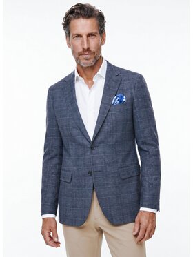 Pako Lorente Pako Lorente Marynarka P26WF-3X-004 Granatowy Slim Fit