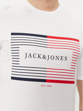 Jack&Jones T-shirt Cyrus 12247810 Bijela Standard Fit