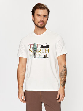 The North Face The North Face Majica M S/S Graphic TeeNF0A7X1ON3N1 Bela Regular Fit