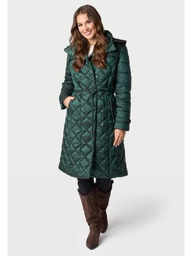 QUIOSQUE QUIOSQUE Zimné bundy QUIOSQUE 9VF001905 Zelená Regular Fit