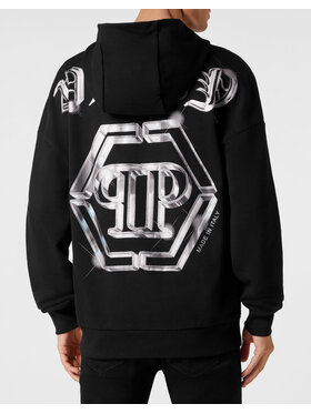 PHILIPP PLEIN PHILIPP PLEIN Bluza 821 Czarny Regular Fit