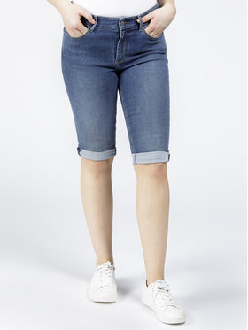 Cross Jeans Cross Jeans Szorty jeansowe P 457-031 Niebieski Slim Fit