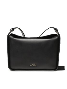 Tommy Hilfiger Tommy Hilfiger Дамска чанта Casual Chic Leather Crossover AW0AW14211 Черен