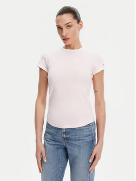 Tommy Hilfiger Tommy Hilfiger Tričko WW0WW44581 Ružová Slim Fit