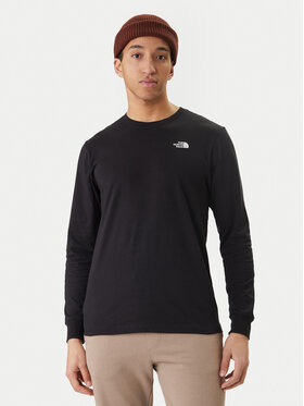 The North Face The North Face Longsleeve Evolution Simple Dome NF0A8EU3 Czarny Regular Fit