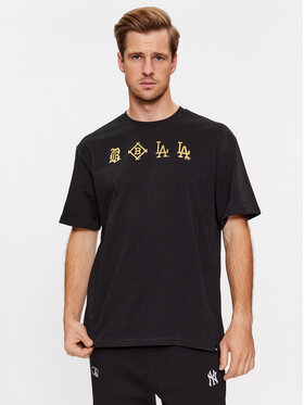 47 Brand 47 Brand Tricou Los Angeles Dodgers BC012TMNTEE590418JK Negru Oversize