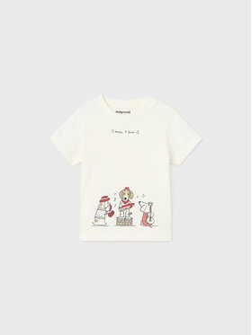 Mayoral Mayoral T-Shirt 1017 Biały Regular Fit